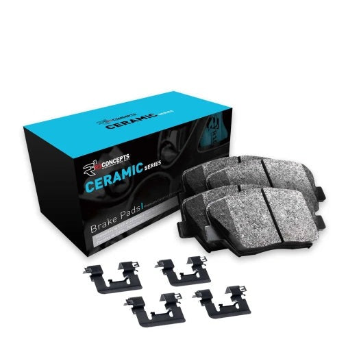 R1 Concepts Rear Ceramic Pads & Hardware Kit | 2018-2021 Subaru WRX STI (2310-2118-01)