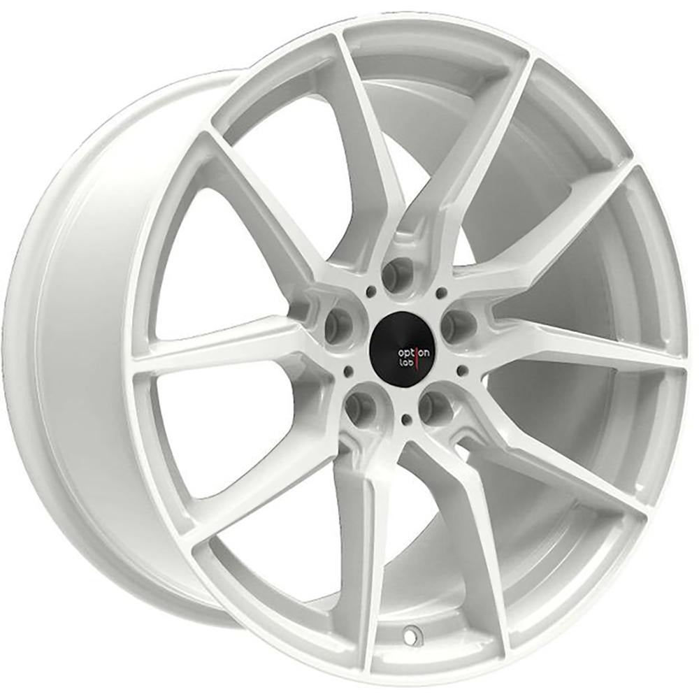 Option Lab Wheels R716 Onyx White 18x8.5 | 5x114.3 (L16-88565-35-WHT)