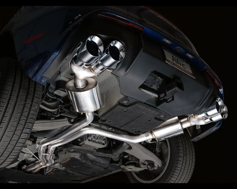 AWE Touring Edition Catback Exhaust for '19-'21 Porsche Macan 3.0T/2.9TT - Chrome Silver Tips (3015-42951)