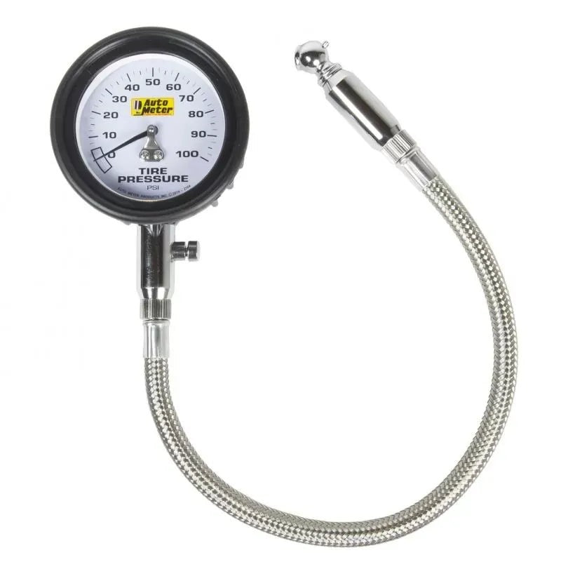 Autometer 0-100 PSI Tire Pressure Gauge | Universal (2164)