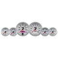 Autometer 160 MPH/0-10000 RPM/100 PSI/140-280 °F/8-18V/280ΩE-0ΩF PRO-CYCLE 6-Piece Gauge Kit White | Universal (19701)