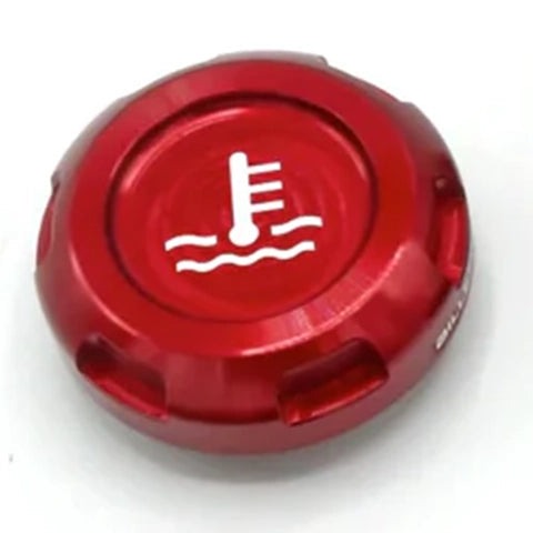 Billetworkz Zero-Series Coolant Overflow Cap with Fluid Engravings | 2002-2025 Subaru WRX, and 2004-2021 Subaru WRX STI (BW-EBCZ-SUB-COO)