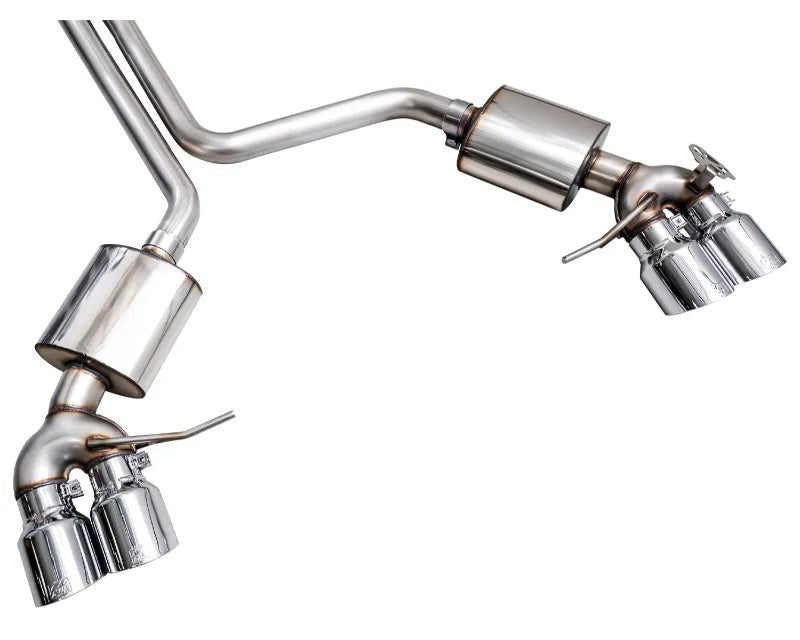 AWE Touring Edition Catback Exhaust for '22+ Porsche Macan 2.9TT - Chrome Silver Tips (3015-42952)