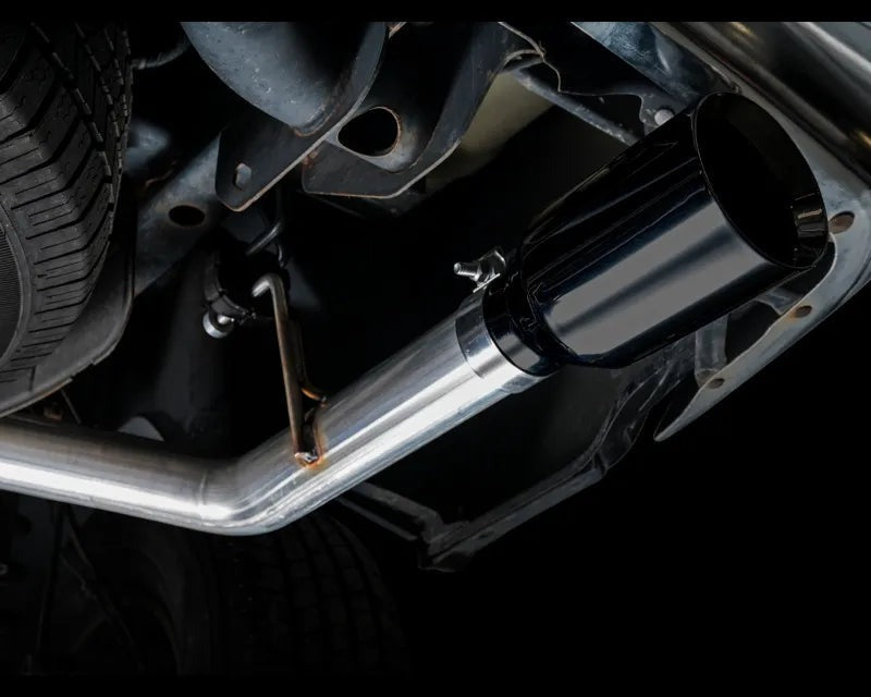 AWE 0FG Dual Rear Exit Catback Exhaust for 4th Gen RAM 1500 5.7L (without bumper cutouts) - Diamond Black Tips (3015-33104)
