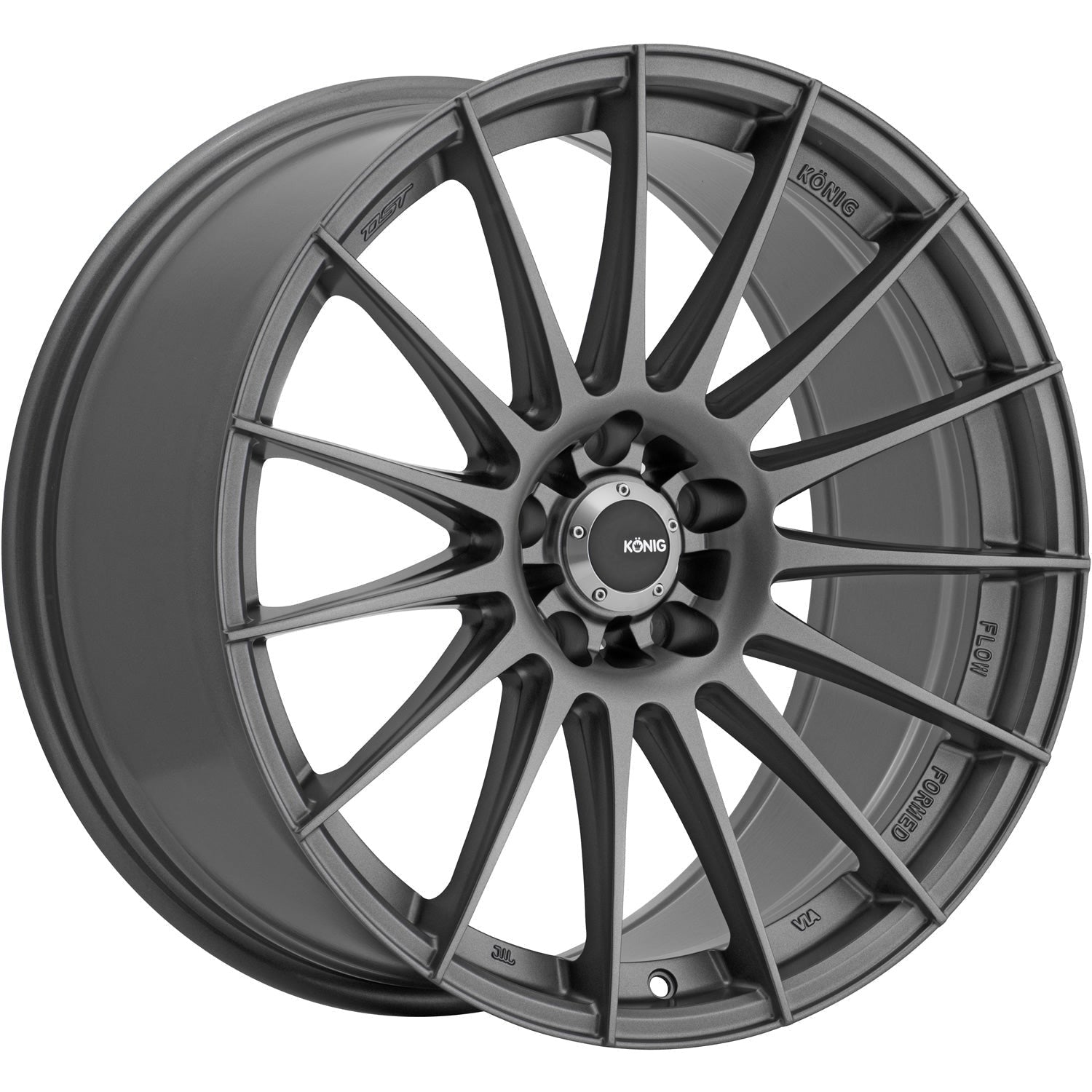 Konig Rennform Matte Gray 18x8 | 5x114.3 (RF8851445G)