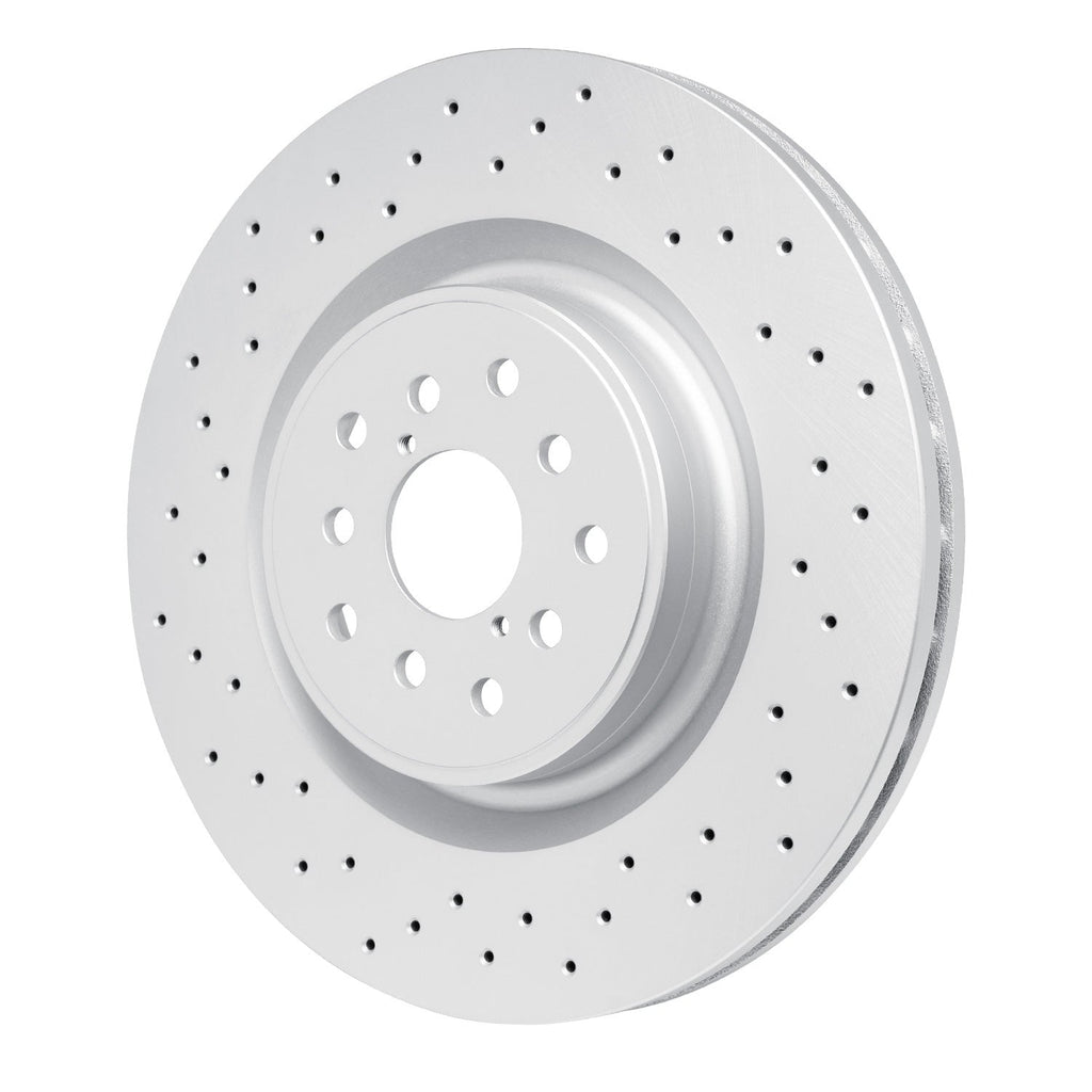 DFC Front Drilled Hi-Carbon Alloy Geomet Coated Rotor | 2018-2021 Subaru WRX STI (920-13041)