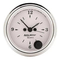 Autometer 2-1/16" 12-Hour Clock Gauge Old Tyme White | Universal (1686)