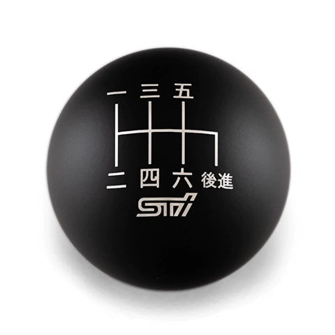 Billetworkz Weighted Shift Knob - 6 Speed STI Japanese Engraving | 2004-2021 Subaru WRX STI (BW-KNB-STI6-JPSTI)