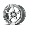 AodHan Wheels DS05 Silver w/ Machined Spoke Faces & Lip 19x9.5 | 5x114.3 (DS51995511422SMF)