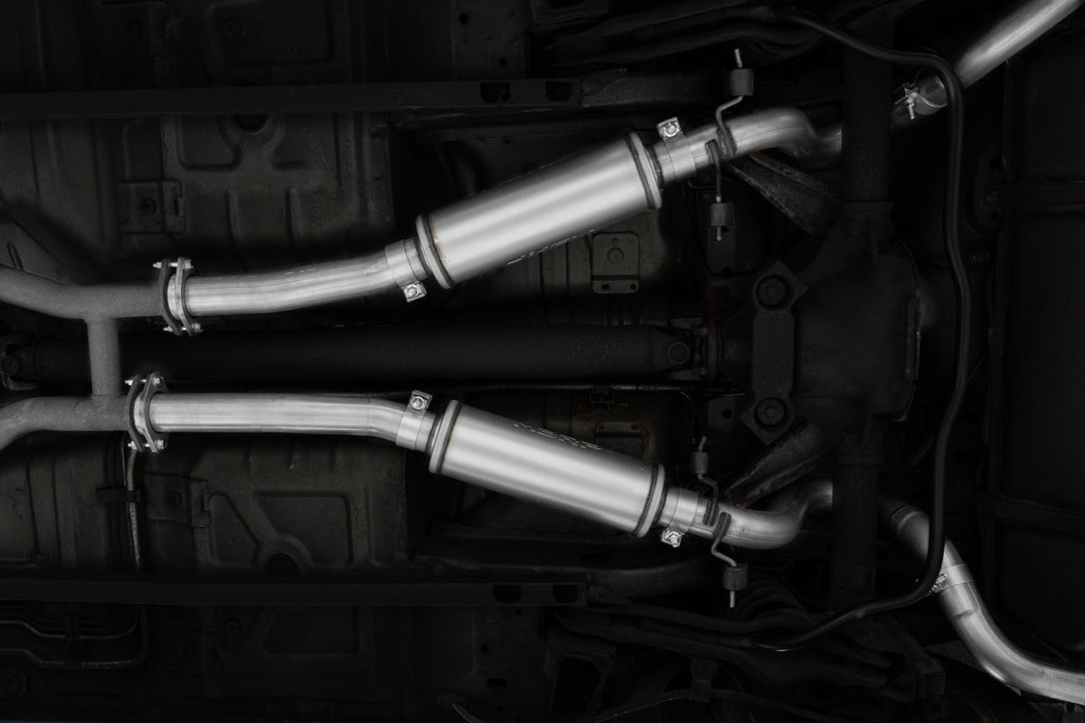 MBRP Stainless Steel 2.5" Cat-Back - Dual Exit | 1999-2004 Ford Mustang GT / Mach 1 (S7221AL)