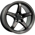 Anovia Wheels AN-5S Black w/Machined Spoke Faces & Dark Tint 18x9.5 | 5x114.3 (ANO0111895511438BM)
