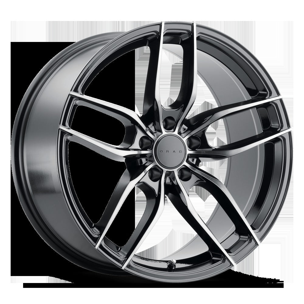 Drag Wheels DR80 Gloss Black Shadow 18x8 | 5x110 (DR80188224073GBS)