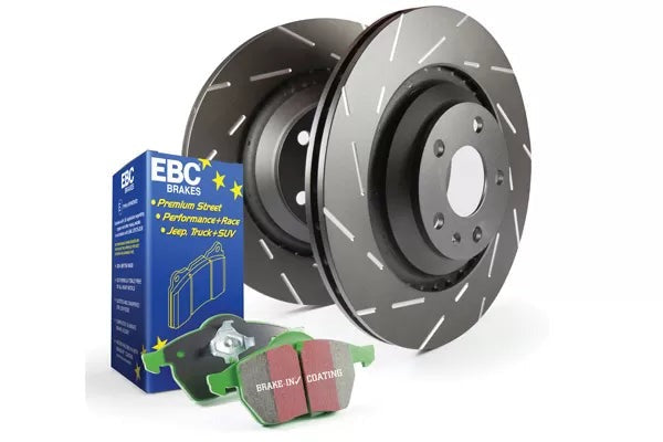 EBC Brakes S2K Greenstuff Pad & USR Rotor Front Kit | 2017-2021 Honda Civic Type-R (S2KF1596)