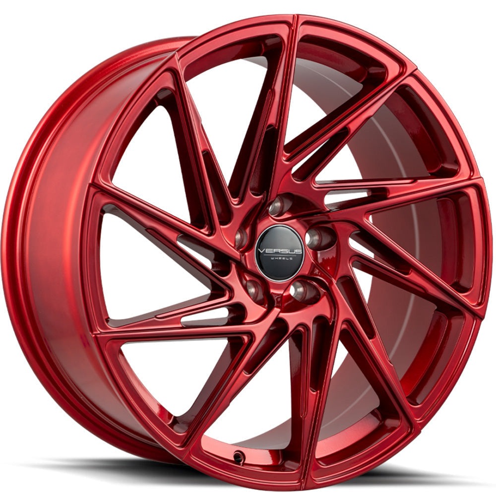 Versus Racing VS777 Gloss Red 20x8.5 | 5x112 (VS77720855112+35RED)