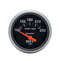 Autometer 2-1/16" 100-250 °F Differential Temperature Gauge SPORT-COMP | Universal (3349)