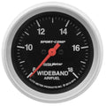 Autometer 2-5/8" ANALOG 8:1-18:1 AFR Air/Fuel Ratio-Wideband Gauge SPORT-COMP | Universal (3579)