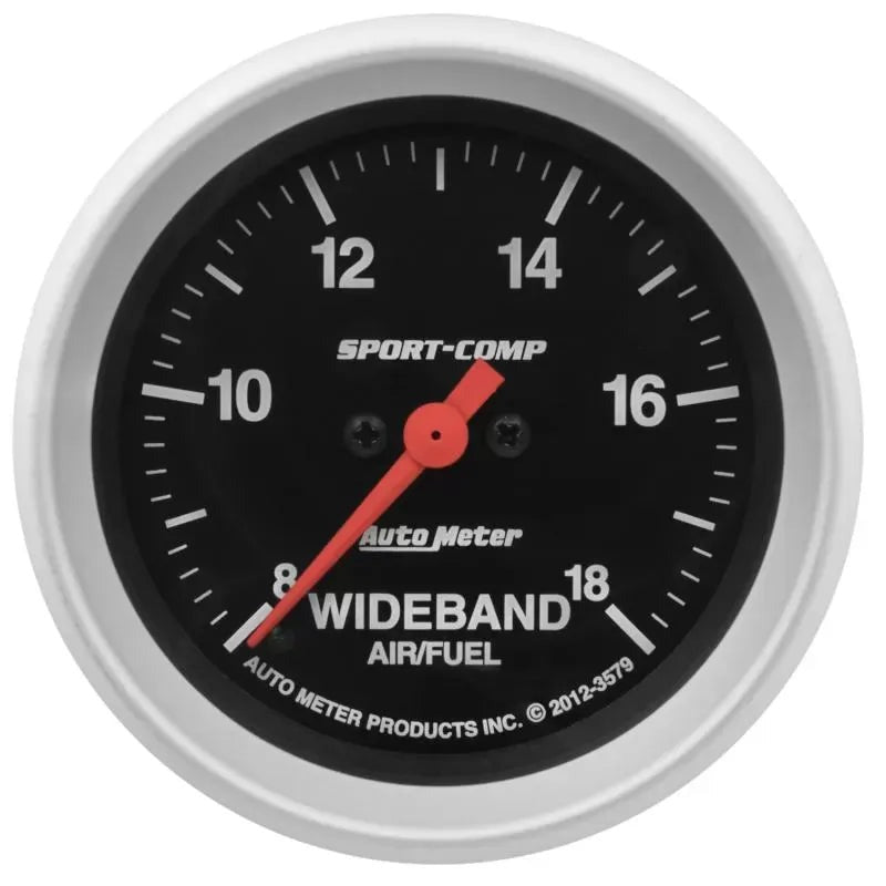 Autometer 2-5/8" ANALOG 8:1-18:1 AFR Air/Fuel Ratio-Wideband Gauge SPORT-COMP | Universal (3579)