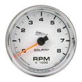 Autometer 2-5/8" 0-8000 RPM PRO-CYCLE Tachometer Gauge White | Universal (19307)