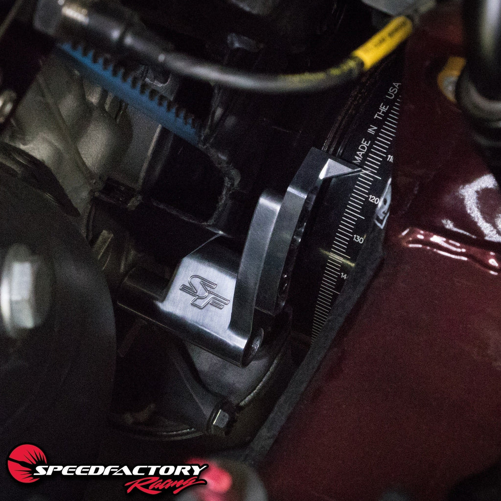 SpeedFactory Racing Billet B-Series Timing Pointer | 1994-2001 Acura Integra, 1999-2000 Honda Civic Si, and 1997-2000 Honda Civic Type-R (SF-02-026)