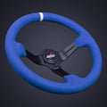 DND Full Colored Alcantara Race Steering Wheel (FCAW-BLU)