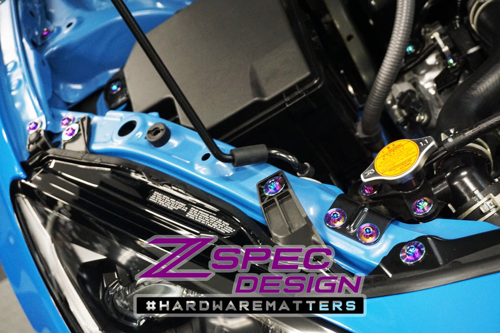 ZSPEC "Stage 2" Dress Up Bolts® Titanium Fastener Kit | 2022+ Toyota GR86/Subaru BRZ (00843612124289)
