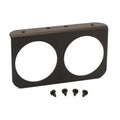 Autometer 2-5/8" Dual Gauge Mounting Panel Black Aluminum | Universal (3232)