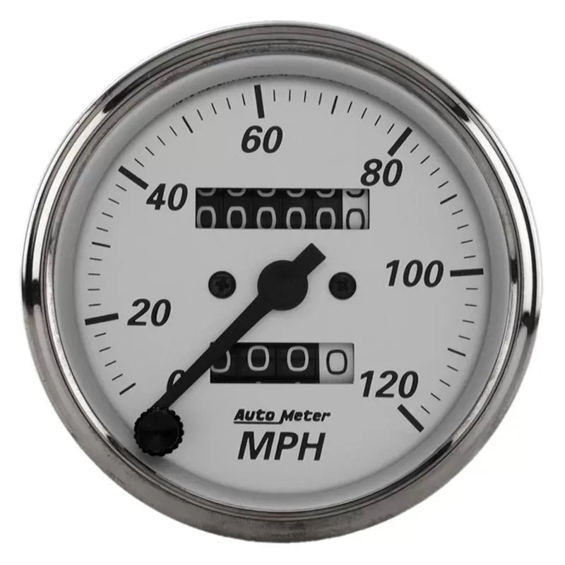Autometer 3-1/8" 0-120 MPH Speedometer Gauge American Platinum | Universal (1993)