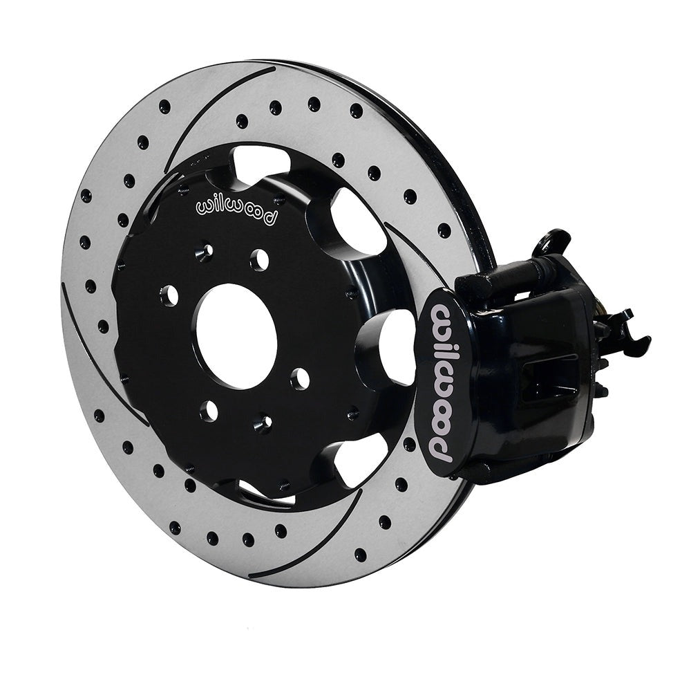 Wilwood Rear Parking Brake Caliper Brake Kit - 2.39" Axle Offset - 12.19" Rotors | 92-95 Civic / 93-97 Del Sol / 90-01 Integra (140-10207)