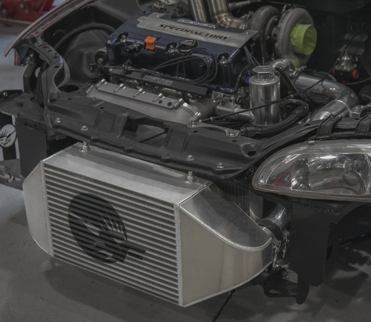 SpeedFactory Racing K-Series SFWD / AWD Air-to-Air 1400+ HP Intercooler | 2002-2006 Acura RSX Type-S, 2006-2015 Honda Civic Si, and 2004-2014 Acura TSX (SF-06-099)