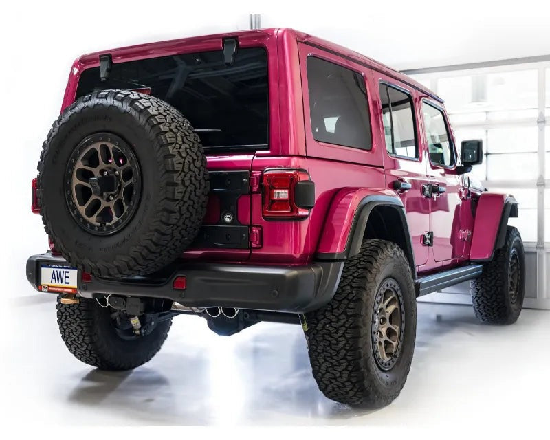 AWE Tuning SwitchPath Exhaust | 3" Diameter | No Tips for Jeep Wrangle 392 (3025-41392)