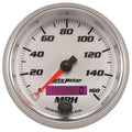Autometer 3-3/8" 0-160 MPH PRO-CYCLE Speedometer Gauge White | Universal (19789)