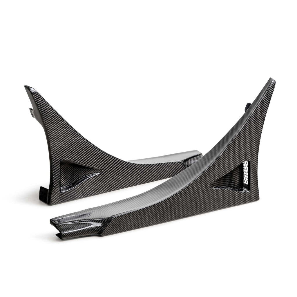 Seibon MB-style Carbon Fiber Rear Side Skirt Extensions | 2023+ Honda Civic Type R (SX23HDCVR-MB-R)