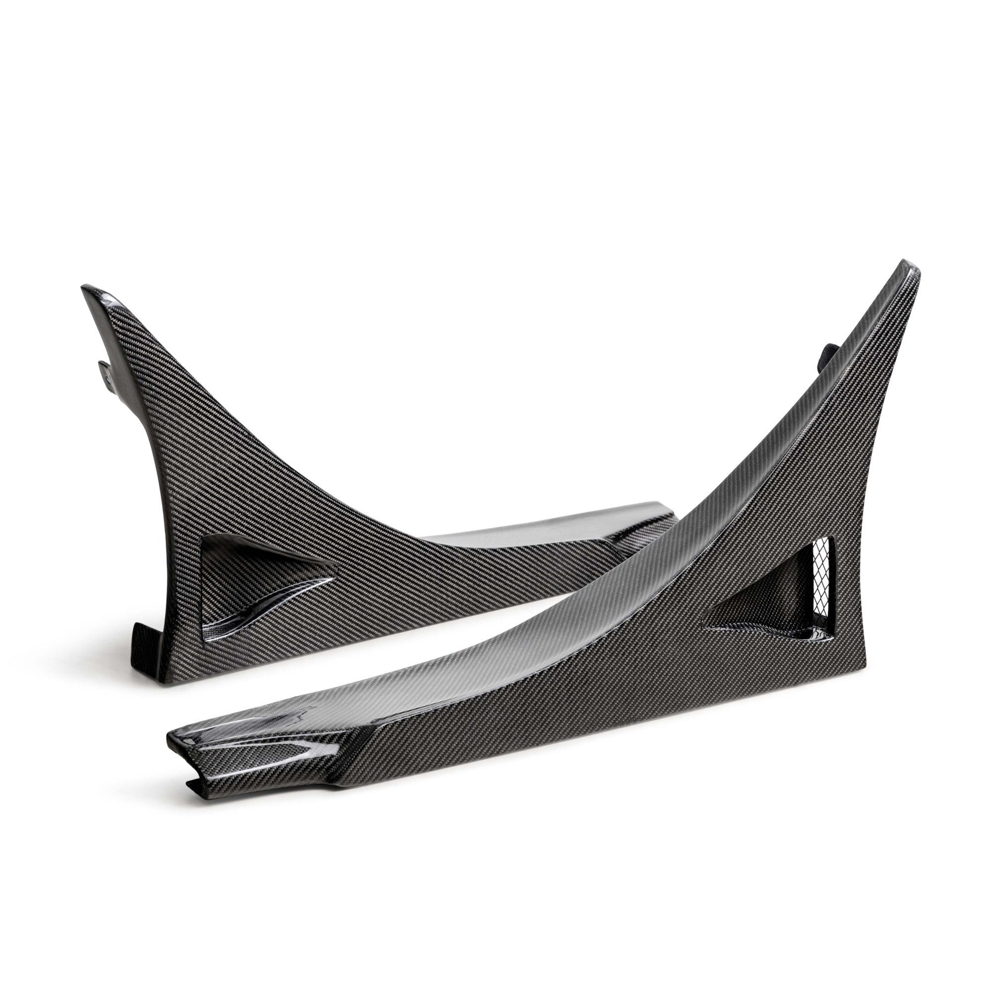 Seibon MB-style Carbon Fiber Rear Side Skirt Extensions | 2023+ Honda Civic Type R (SX23HDCVR-MB-R)