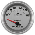 Autometer 2-5/8" 8-18V Voltmeter Gauge ULTRA-LITE II | Universal (7791)