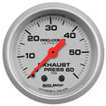 Autometer 2-1/16" 0-60 PSI Exhaust Press Gauge ULTRA-LITE | Universal (4325)