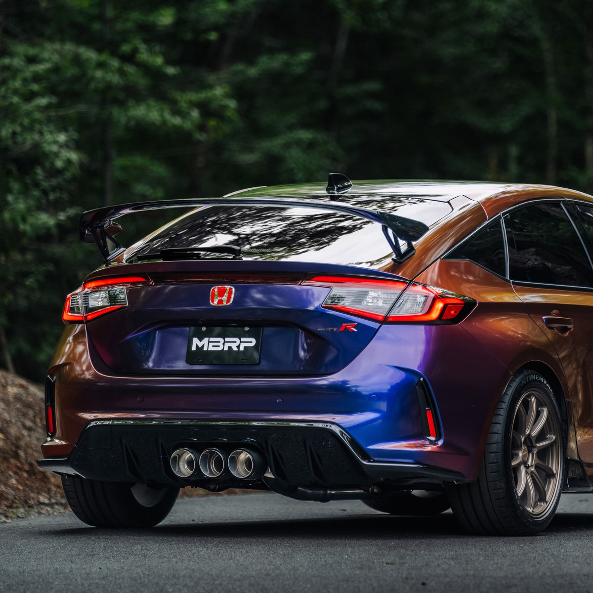 MBRP Stainless Steel Cat-Back Exhaust System | 2023+ Honda Civic Type-R (S49023CF)