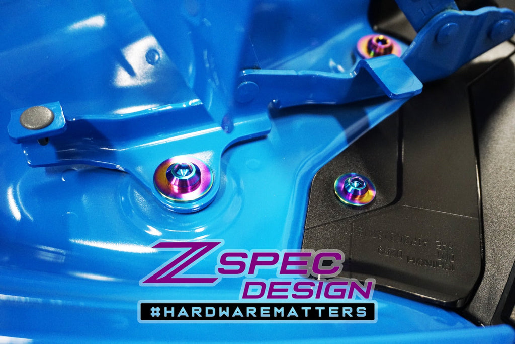 ZSPEC Trunk Area Titanium Fastener Kit | 2022+ Toyota GR86/Subaru BRZ (00843612124142)
