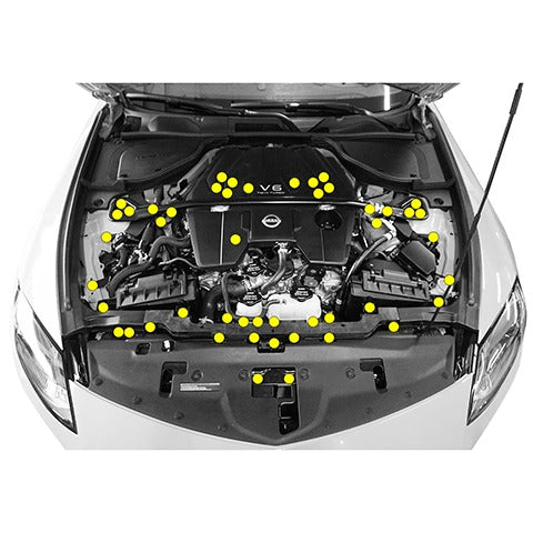 ZSPEC "Stage 2" Dress Up Bolts® Stainless/Billet Fastener Kit | 2023+ Nissan Z (00843612141514)