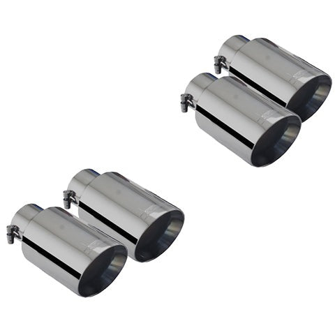 XForce Black Exhaust Tip Kit | 2018-2021 Ford Mustang GT (ES-FM18-BLACKTIP)