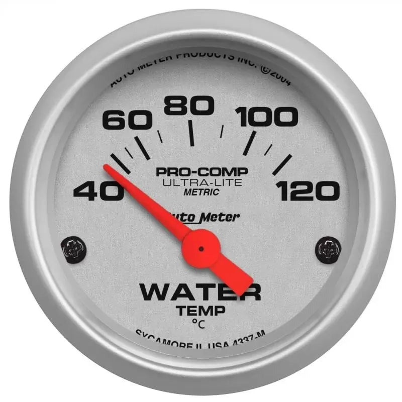 Autometer 2-1/16" 40-120 °C Water Temperature Gauge ULTRA-LITE | Universal (4337-M)