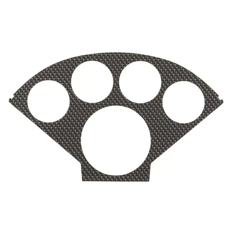 Autometer Optional Faceplate For #2207 Silver Carbon LOOK | Universal (2122)