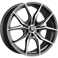 Drag Wheels DR67 Charcoal Gray w/ Machined Spoke Faces 17x7.5 | 5x120 (DR671775234072GMFM)