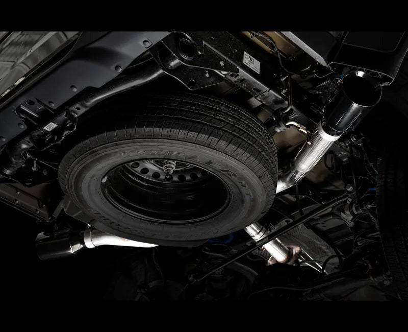 AWE Tread Edition Catback Dual Exhaust for Jeep JT 3.6L - Diamond Black Tips (3015-33101)