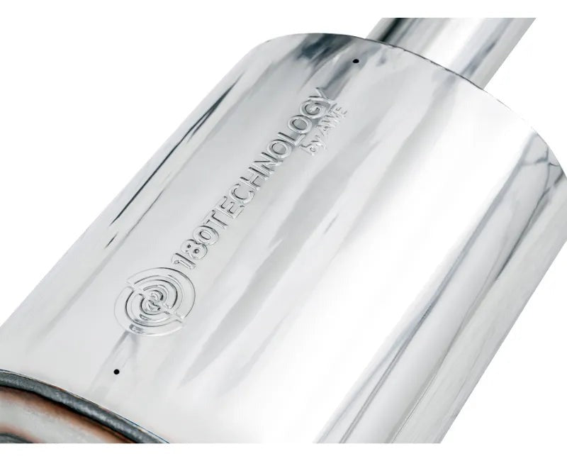 AWE 0FG Catback Dual Side Exit Exhaust for 4th Gen Silverado/Sierra 1500 5.3L (Flat Bumper) - Chrome Silver Tips (3015-22207)
