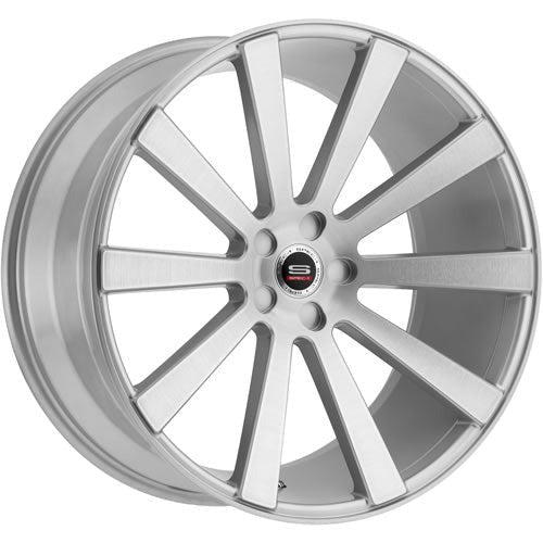 Spec-1 Wheels SPL-202 Silver w/ Machined Spoke Faces 24x9 | 5x115 (SPL20224901715SB)
