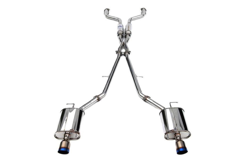 Invidia Q300 Catback Exhaust w/Single Layer Titanium Tips | 2007-Up Infiniti G35/G37 Sedan (HS07IG4G3T)
