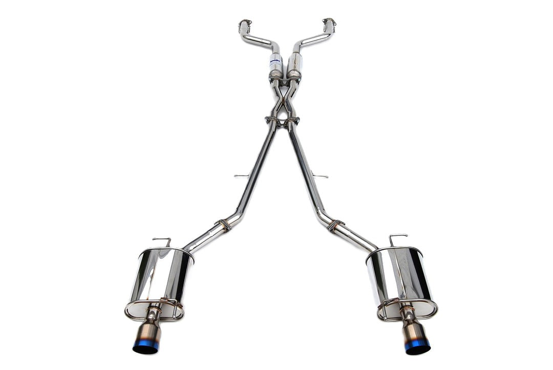 Invidia Q300 Catback Exhaust w/Single Layer Titanium Tips | 2007-Up Infiniti G35/G37 Sedan (HS07IG4G3T)
