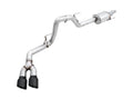 AWE 0FG Single Exit Exhaust for '15-'20 F-150 - 4.5" Diamond Black Tips (3015-23058)
