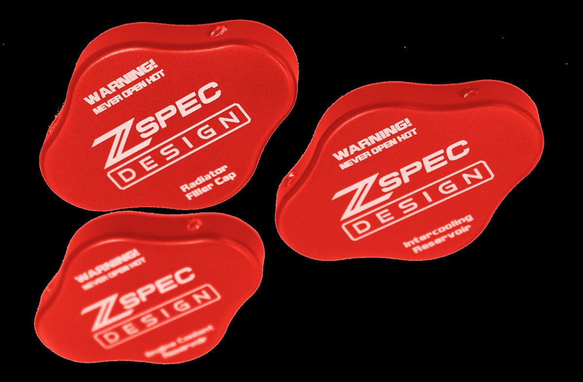 ZSPEC Billet Fluid Reservoir Cap Covers Set | 2023+ Nissan Z (00843612186911)
