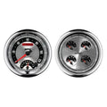 Autometer 5" 8K RPM/120 MPH/100 PSI/100-250 °F/8-18V/240-33 Ω Quad & Tachometer/Speedo 2-Piece Gauge Kit AMERICAN MUSCLE | Universal (1205)